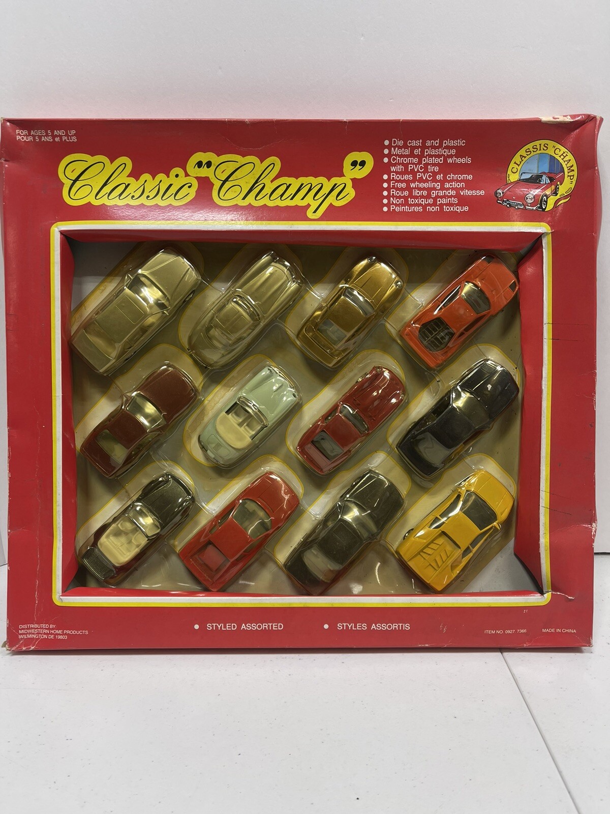 Classic “Champ” – Die Cast and Plastic Set of 16 Cars