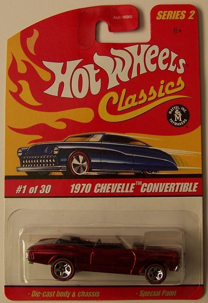 2006 Hot Wheels Classic Series 2 #1 ’70 Chevelle Convertible Lot of 5 Diff. | 01