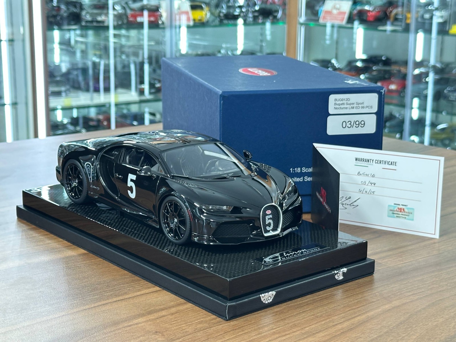 Bugatti Chiron Super Sport MR Collection Nocturne Black [1/18 Resin – 99 pcs ]