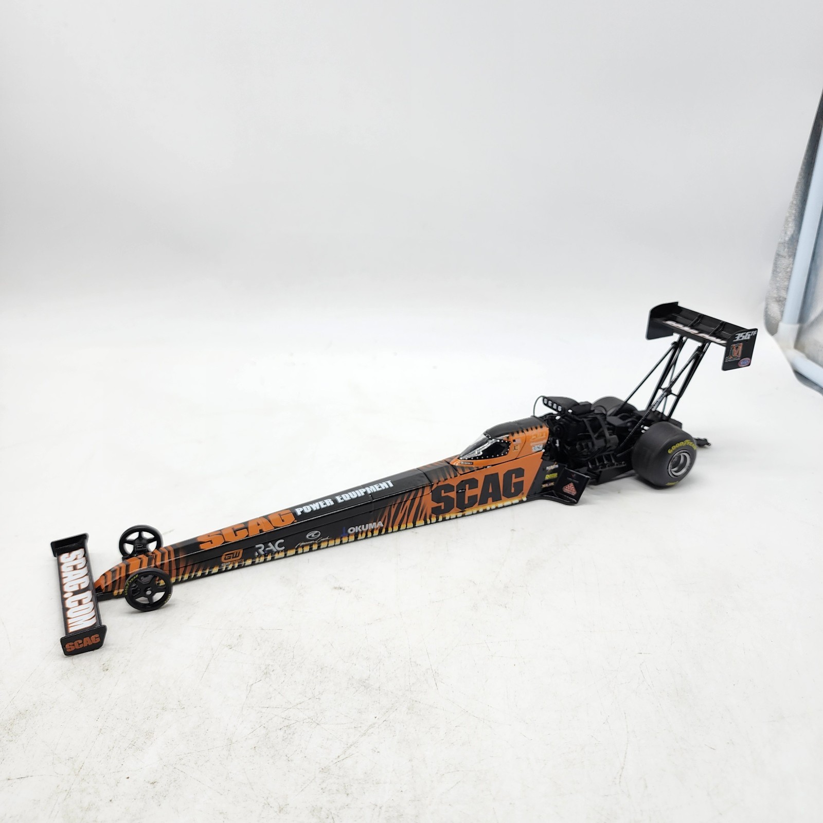 23D RC2 AutoWorld Tony Schumacher SCAG Equipment 2023 NHRA Topfuel Dragster 1/24