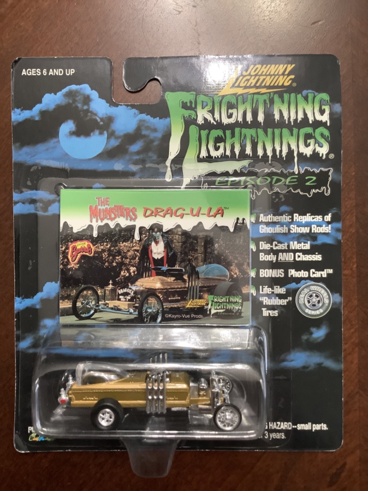 Johnny Lightning “Fright’ning Lightnings” from The Munsters TV show, 4pieces