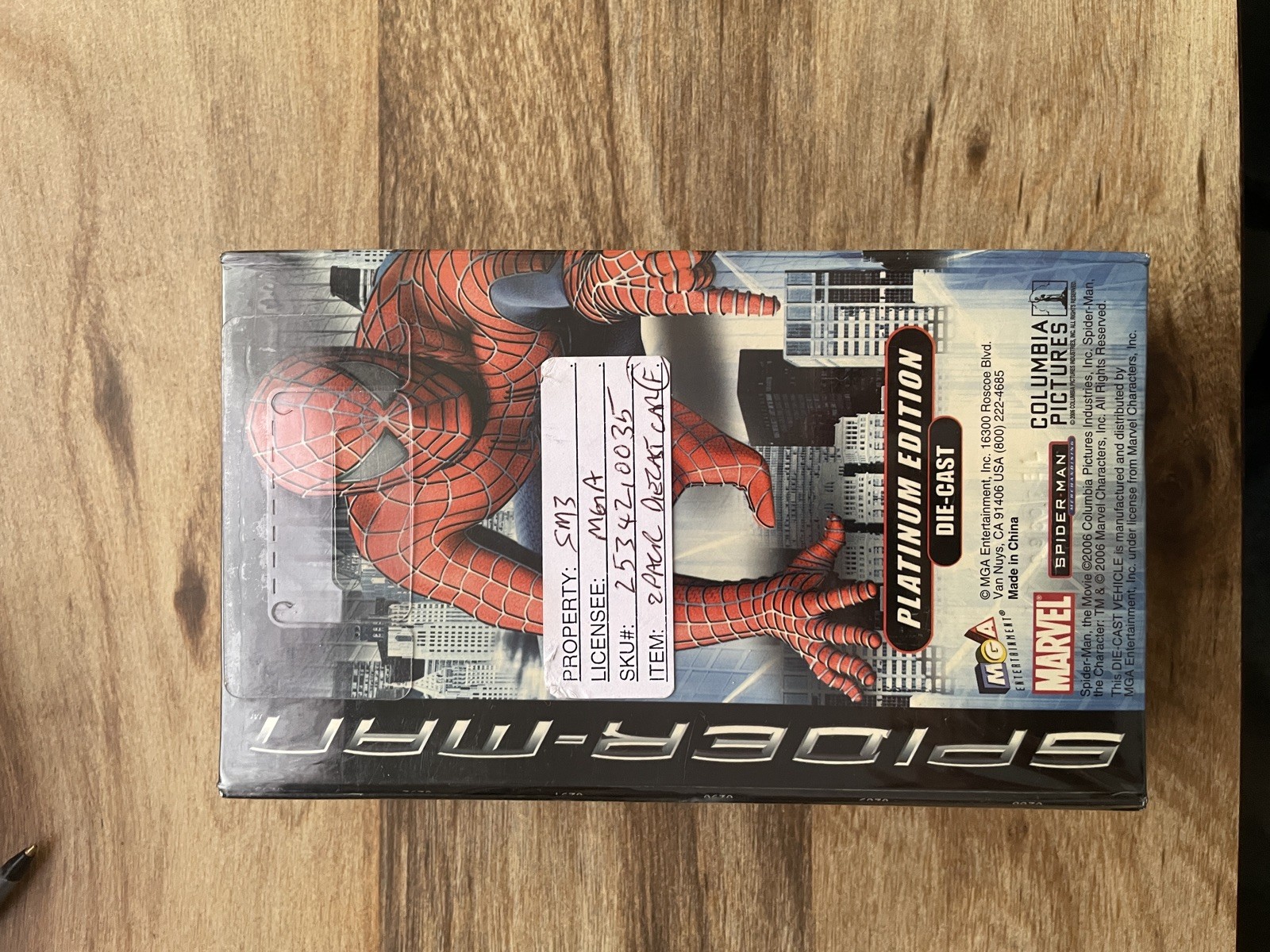 2006 MGA Ent Marvel Spider-Man 3 Platinum Edition1:64 2-Pack signed by Stan Lee