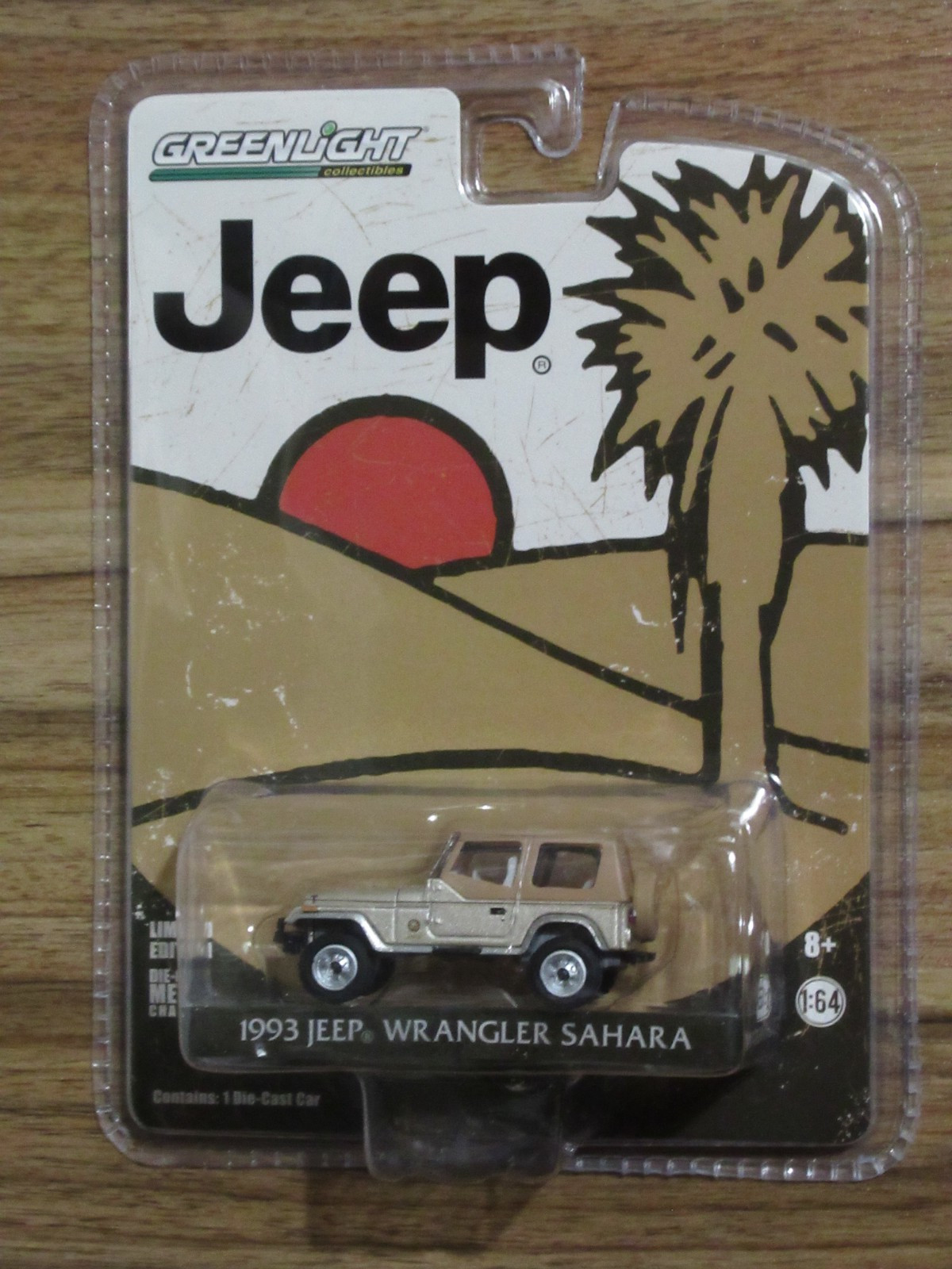 GREENLIGHT 1/64 1993 JEEP WRANGLER SAHARA * HOBBY EXCLUSIVE * #29815