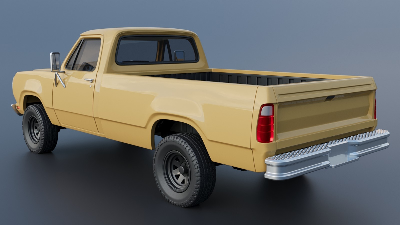 3d printed Dodge Power Wagon W150 1979 model car collectible replica