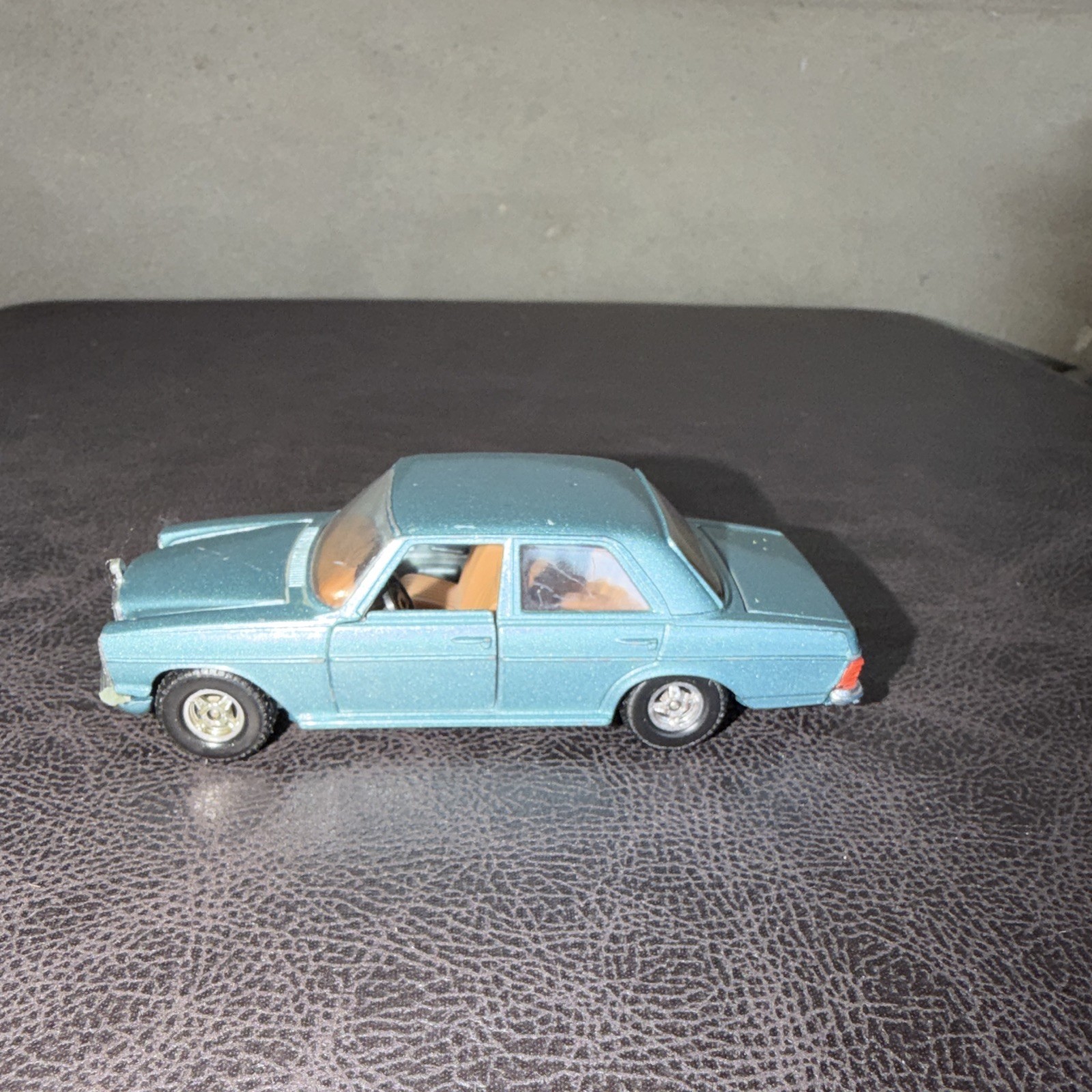 Corgi Mercedes-Benz 240 D Diecast Model Car Blue w/ Opening Doors