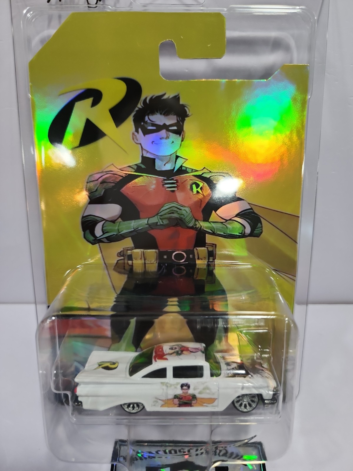 Hot Wheels ’59 Chevy Impala CUSTOM TIM DRAKE ROBIN THEME RESEALED CUSTOMIZED
