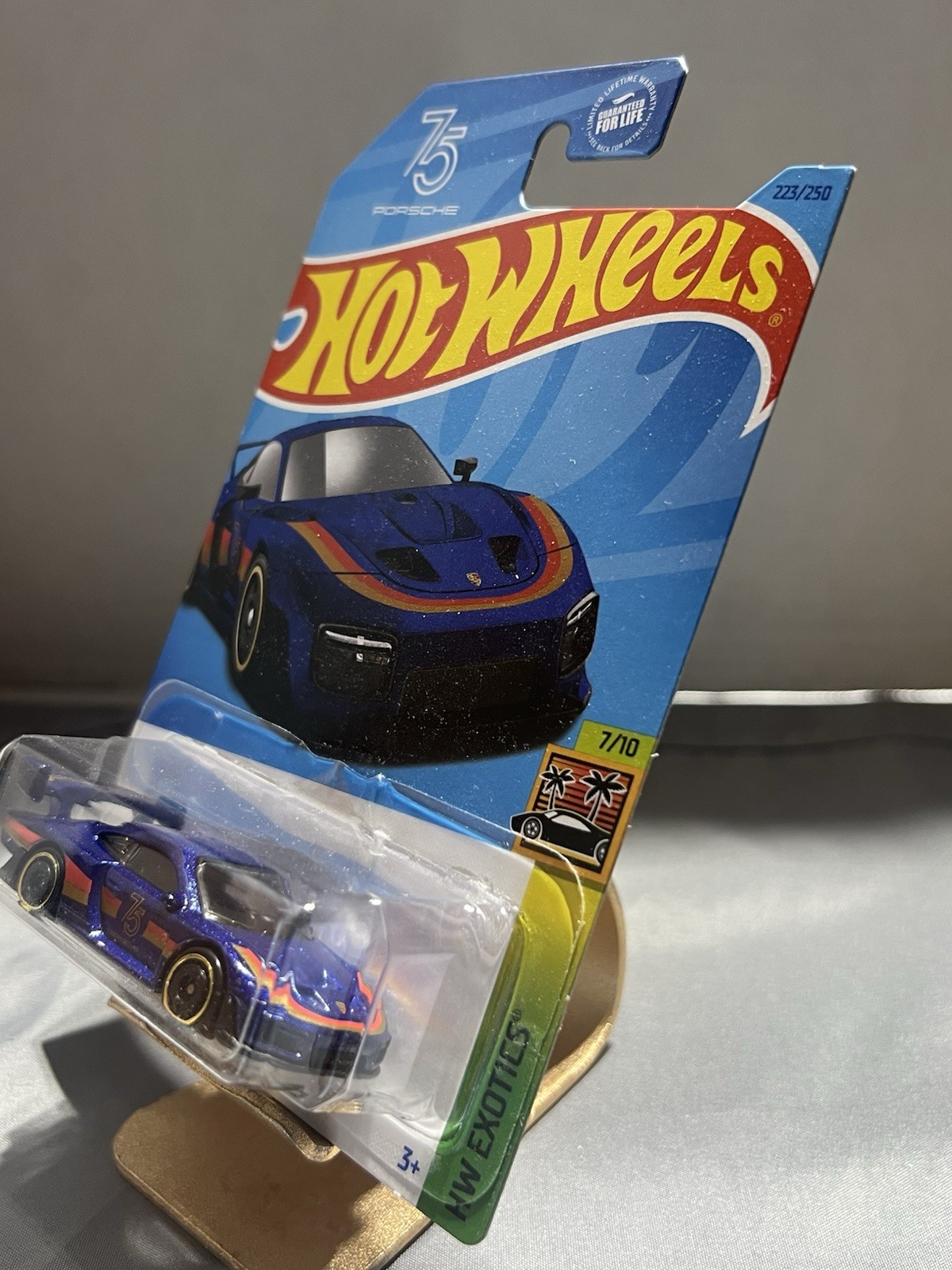 2023 HOT WHEELS #223 PORSCHE 935 HW: EXOTICS 75th ANNIVERSARY | BLUE