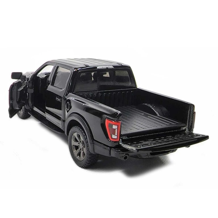 5436) Kinsmart 2022 Ford F-150 Raptor 1:46 Diecast Truck 5 inch BLACK color.