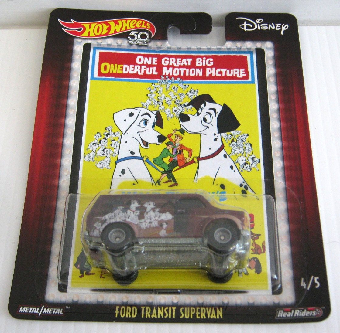 Hot Wheels – 101 Dalmations Ford Transit Supervan – 2017 – 4/5 – Diecast Vehicle