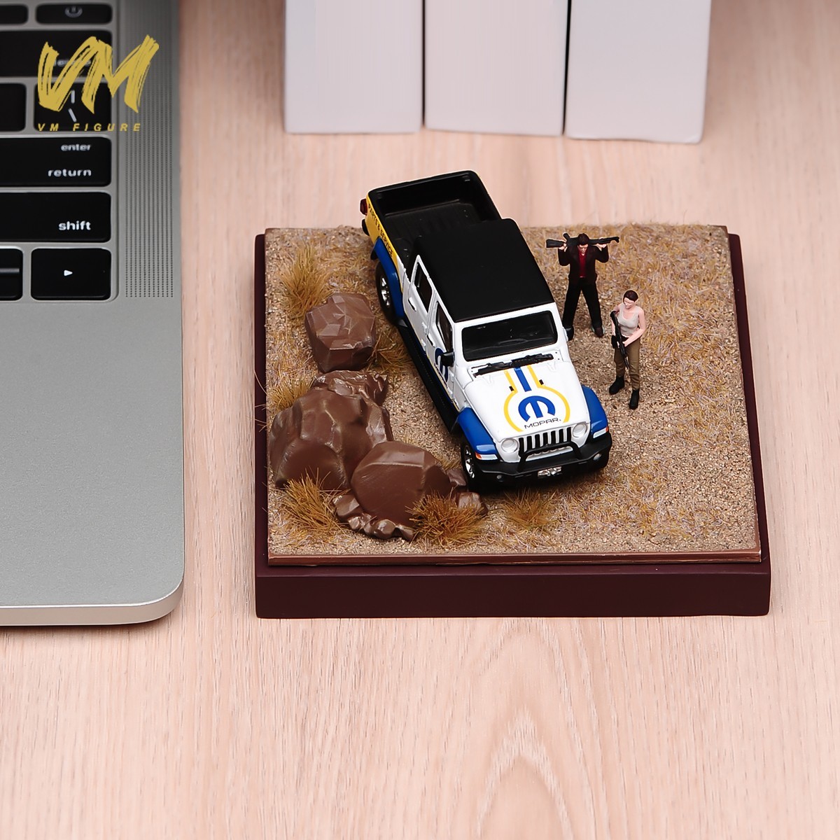 1/64 Resin Desert Diorama Display Base Square Scenery Platform for Car Figures