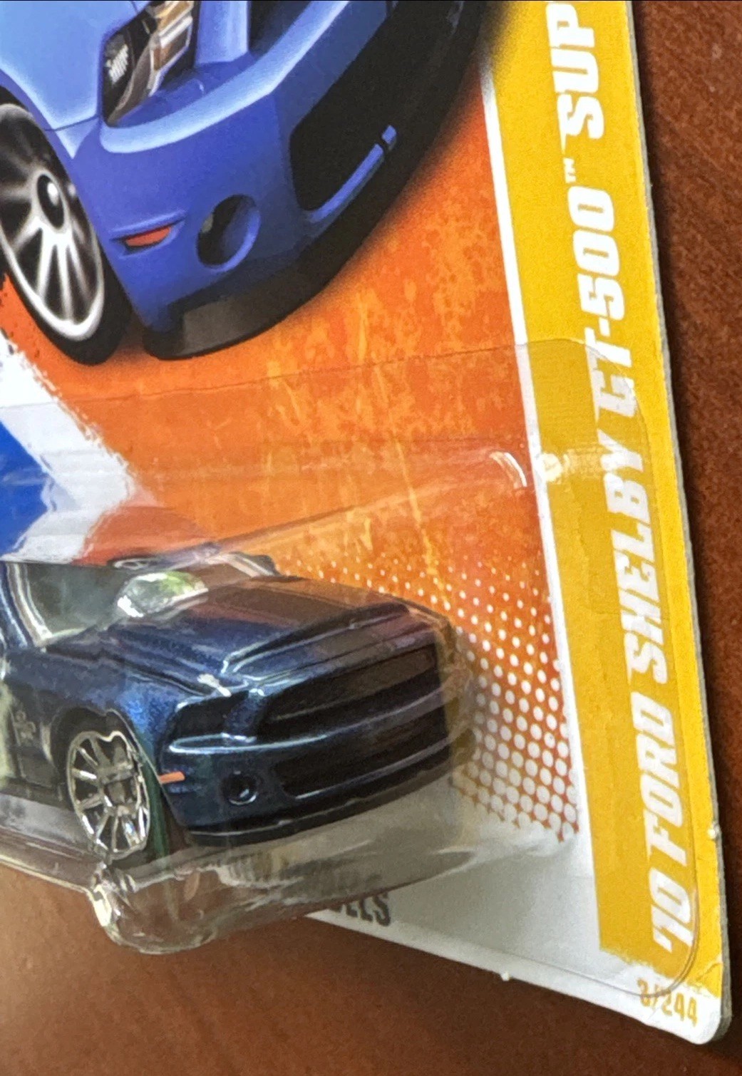 2011 Hot Wheels ‘10 Ford Shelby GT-500 Super Snake Blue/Black NEW MODELS 3/50