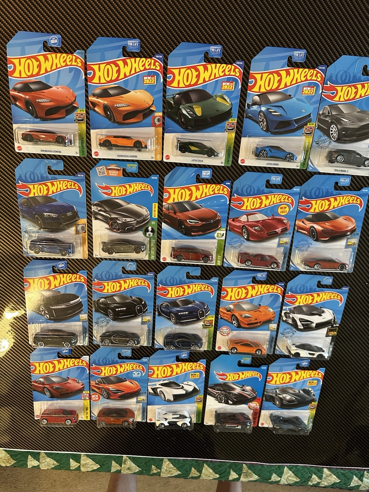 20 Lot Hot Wheels Super Car Pack Modern Classics Exotics A2 **MINT**