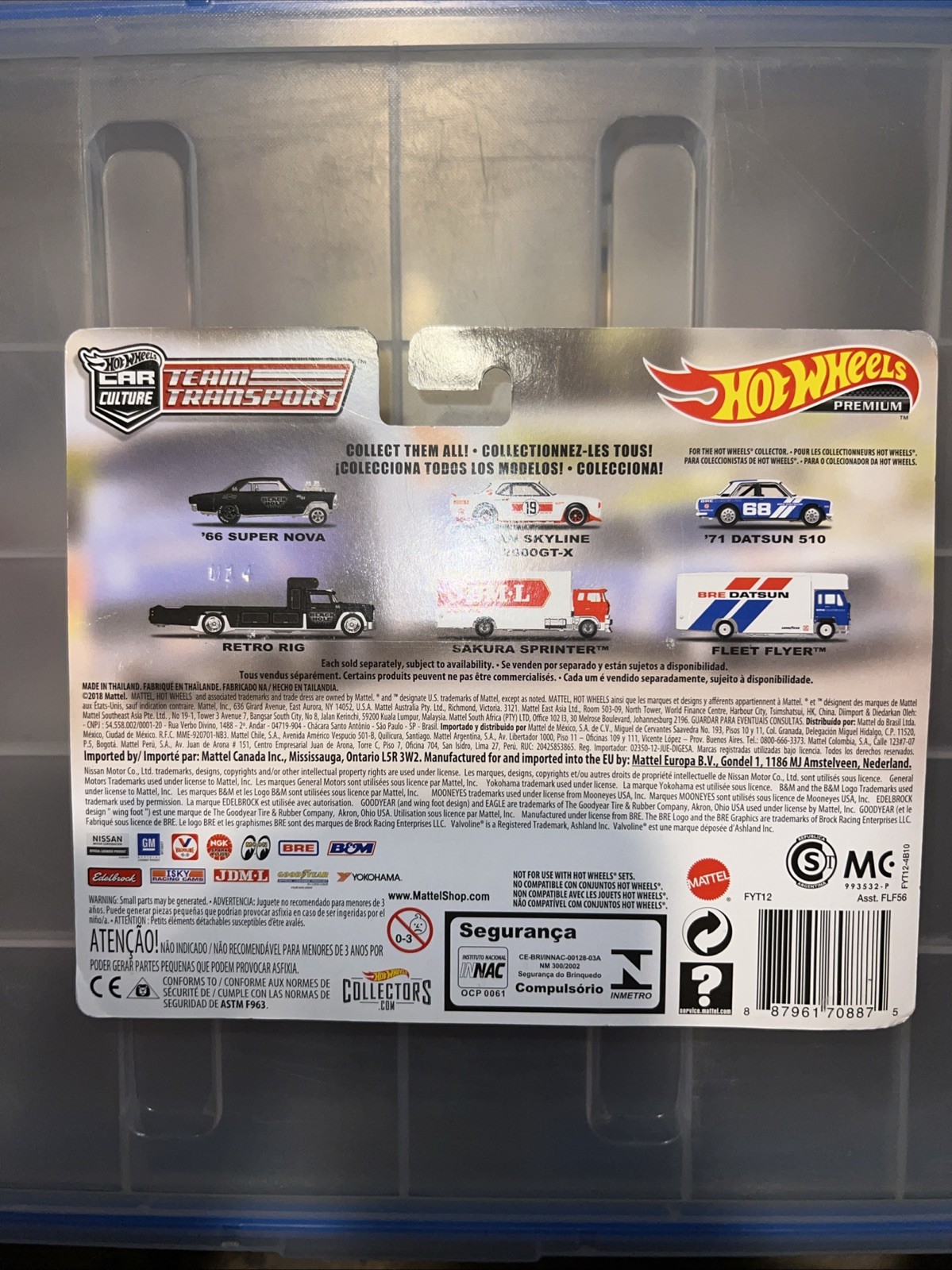 Hot Wheels Premium Car Culture Team Transport #9 ‘1971 Datsun 510 Fleet Flyer