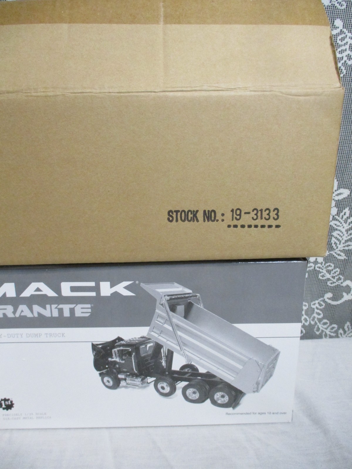 First Gear 1/34th Mack Granite Dump Truck Welding Quarries 19-3133 Sealed-new