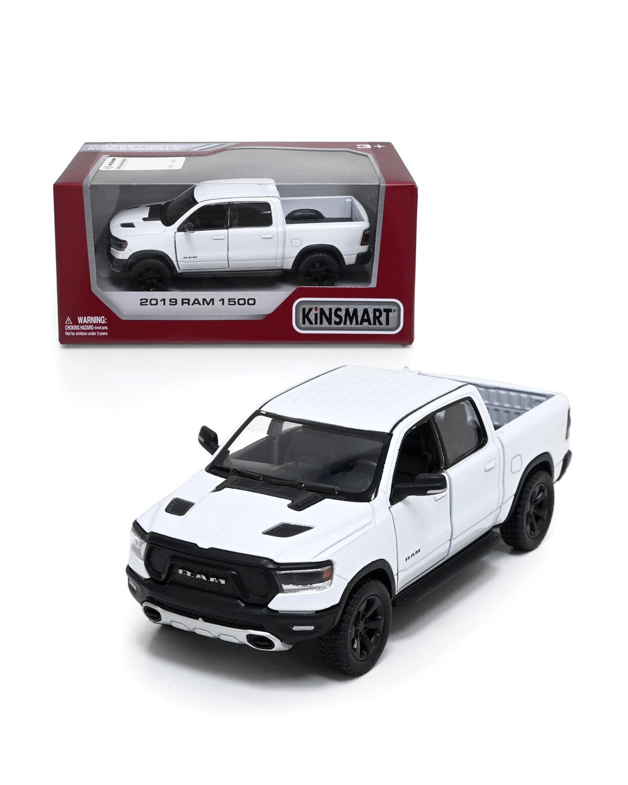 – 2019 Dodge Ram 1500 Pickup 1:46 O Scale 5″ Die Cast Metal Model Toy Truck (…
