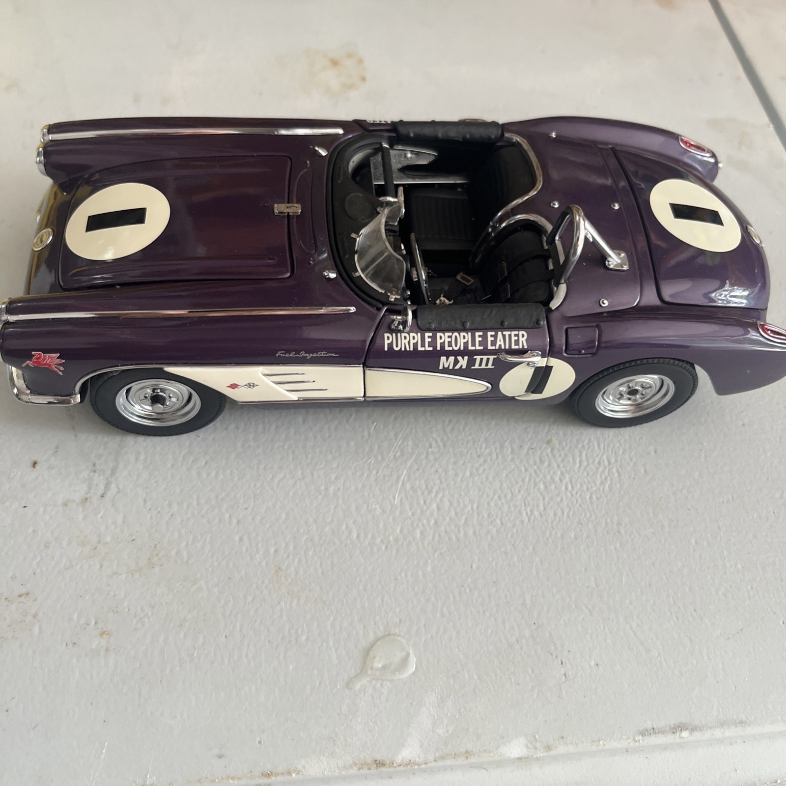 Danbury Mint 1:24 1959 Chevrolet Corvette Purple People Eater MK III Jim Jefford