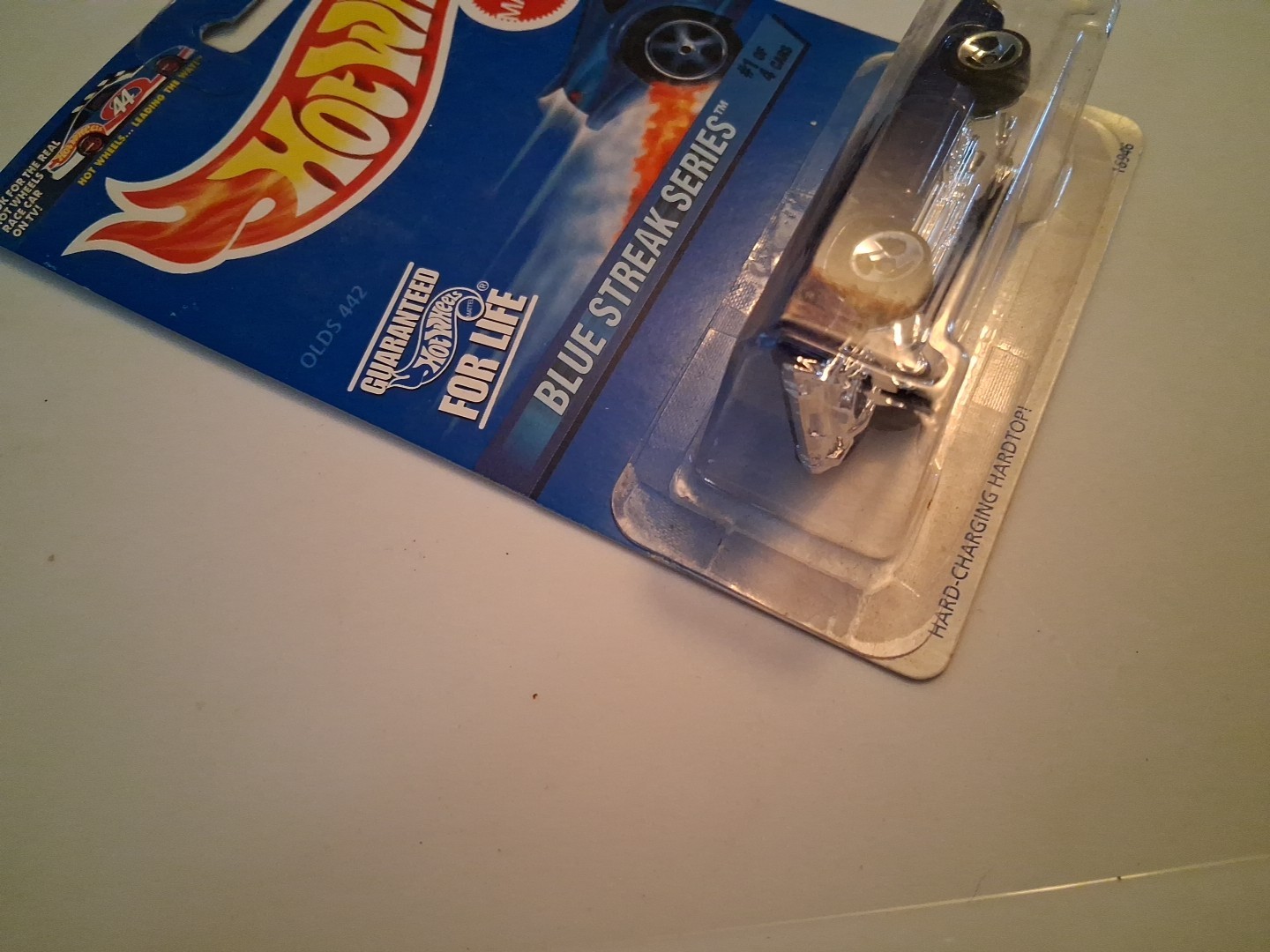 Hot Wheels 1970 Oldsmobile 442 W-30. Rare,VHTF! ’97 Blue Streak Series #1 of 4.
