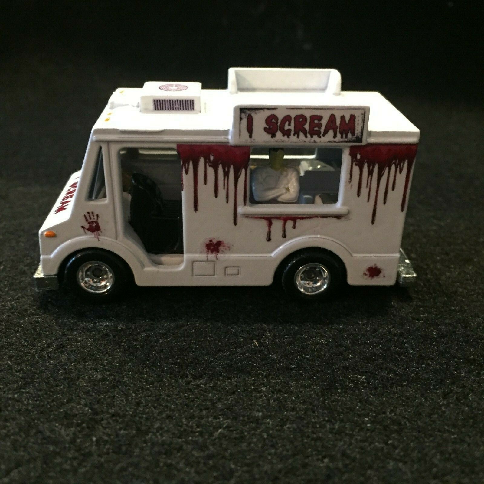 Clear 1:64 Waterslide decal Hot Wheels Ice Cream Truck Quick Bite I SCREAM
