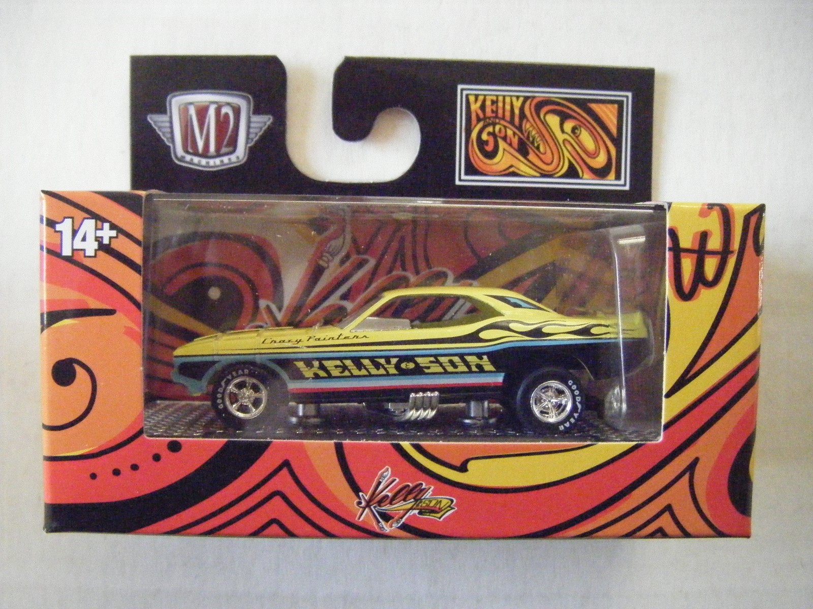 M2 MACHINES R75 KELLY & SON 1971 DODGE CHALLENGER FUNNY CAR