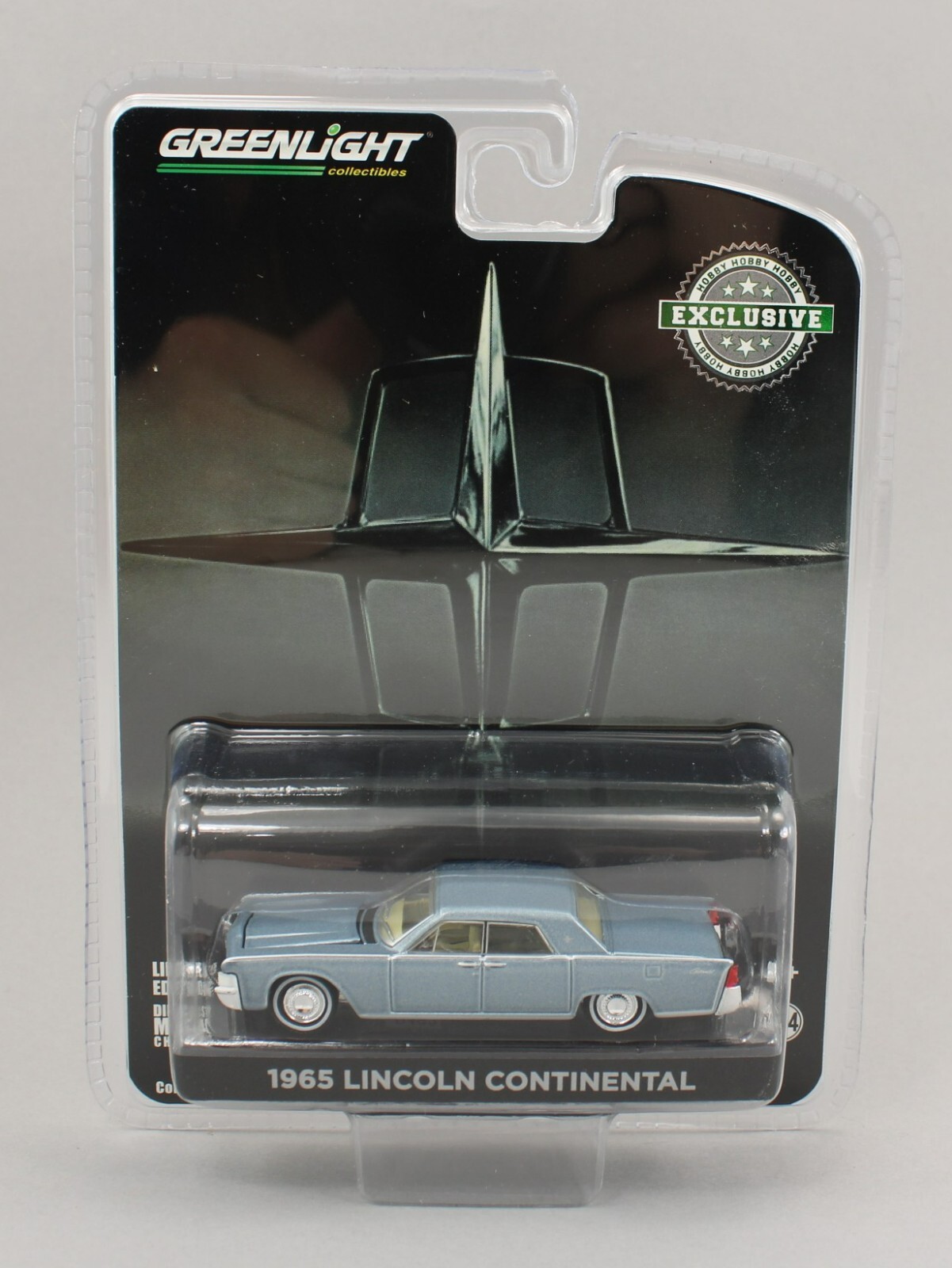 1:64 Greenlight *HOBBY EXCLUSIVE* Grey 1965 Lincoln Continental *NIP*