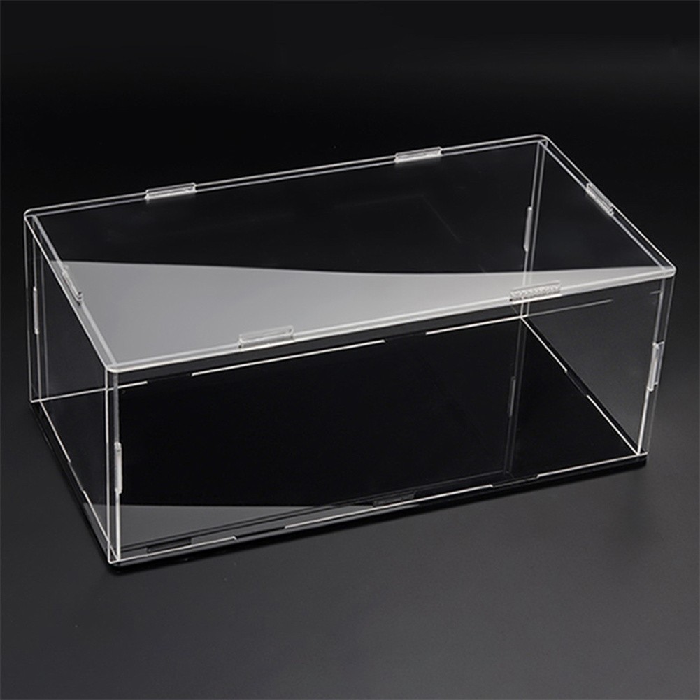 Acrylic Model Car Display Case 1:24 Display Box for Vehicle Dustproof Showcase