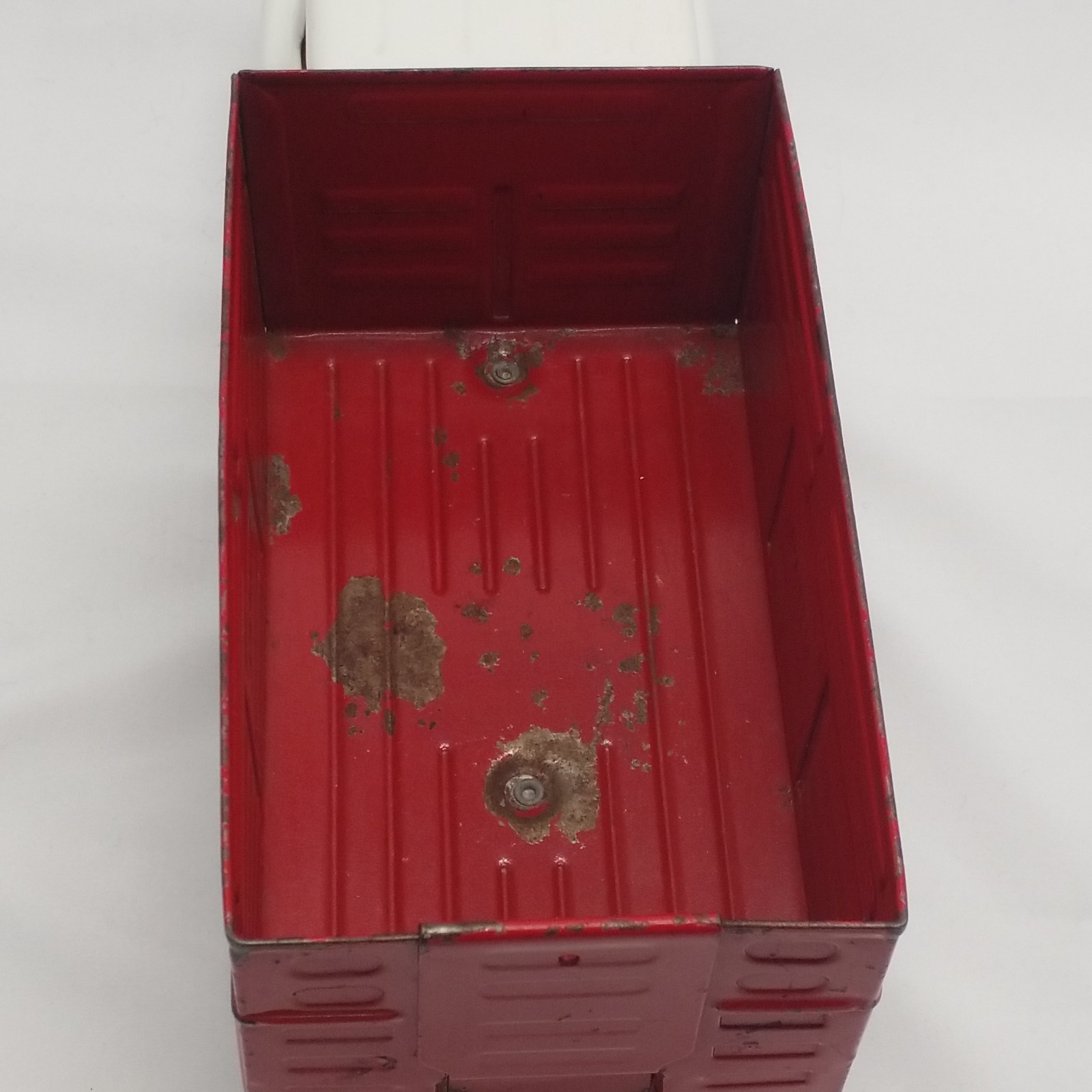 VTG 1987 ERTL Campbells Soup Truck Pressed Steel International Grain Dump Toy