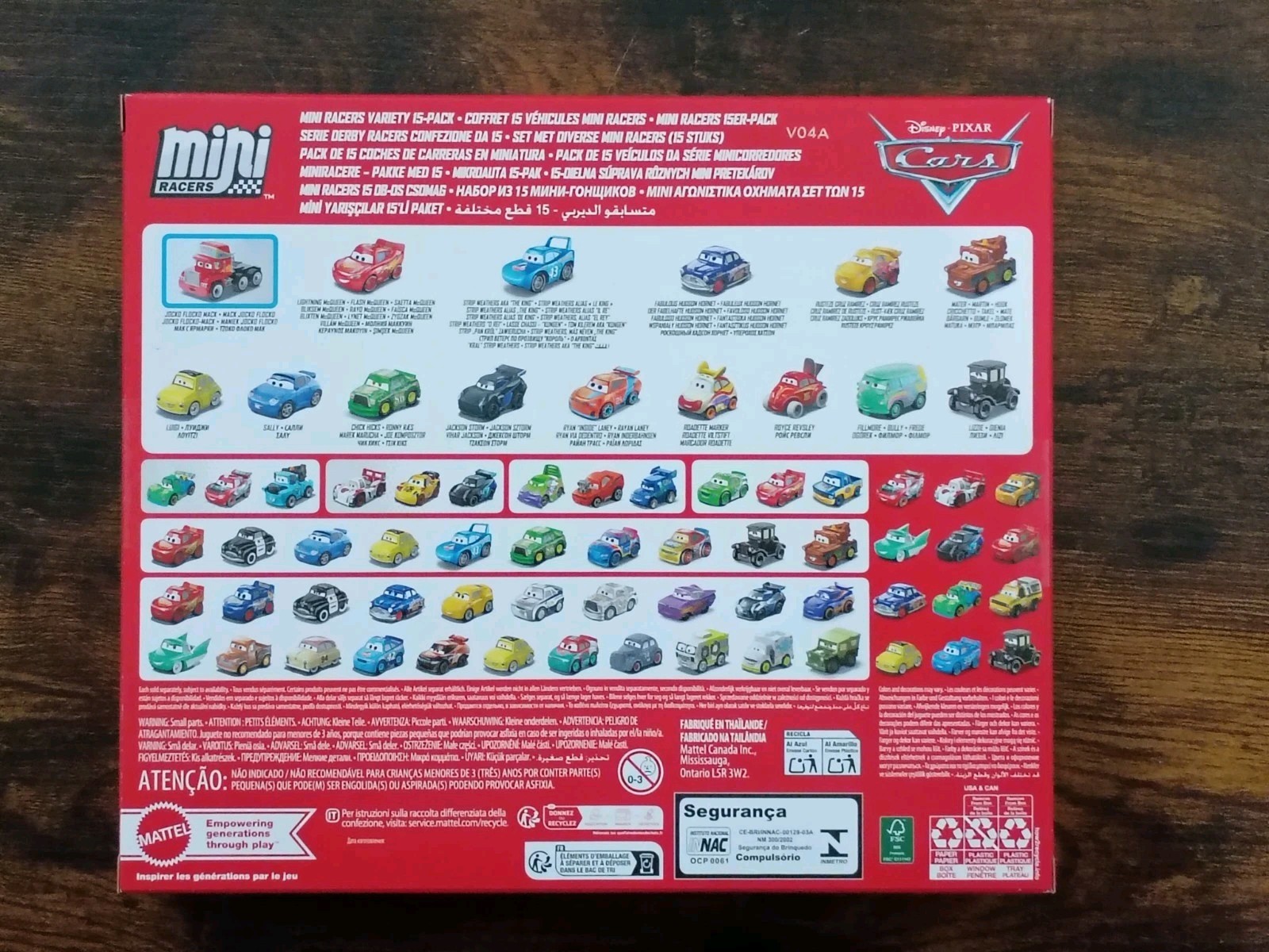 15-PK CARS Mini 1.5″ Racers Mattel Pixar Disney Lightning Sally Mater Jocko Mack