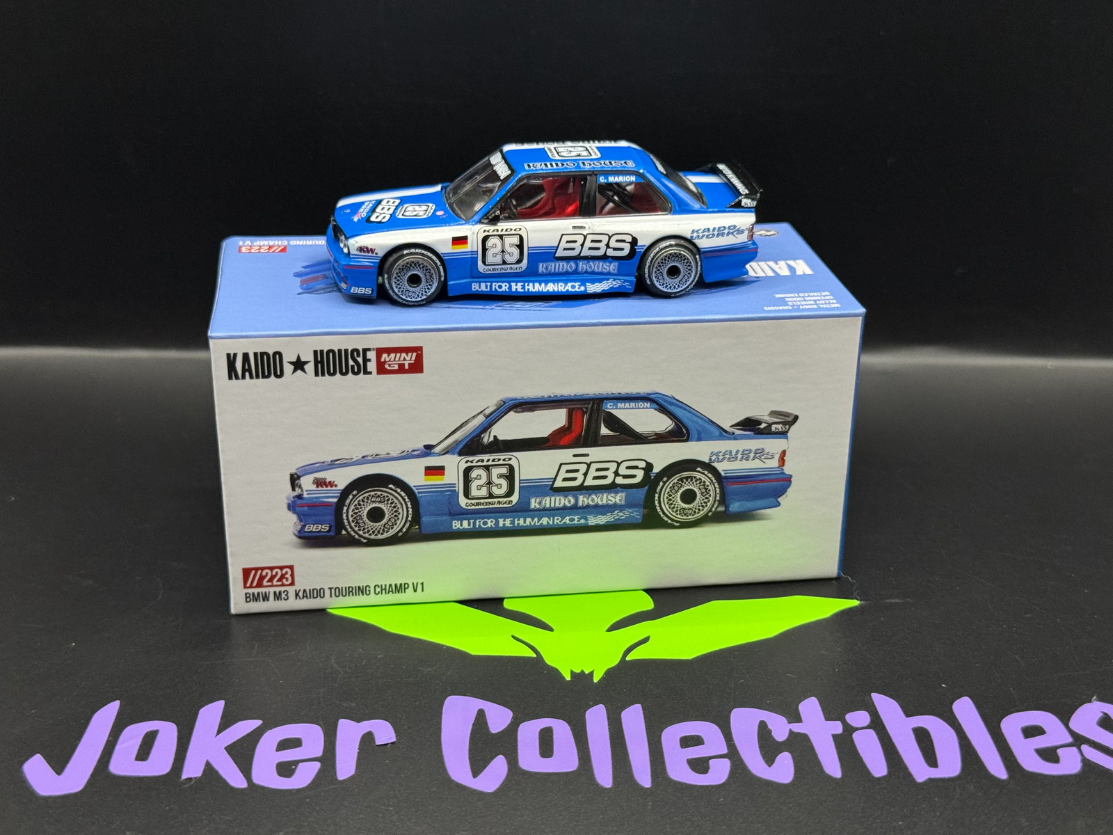 Kaido House BMW M3 Kaido Touring Champ V1 Blue White KHMG223 Chance of Chase