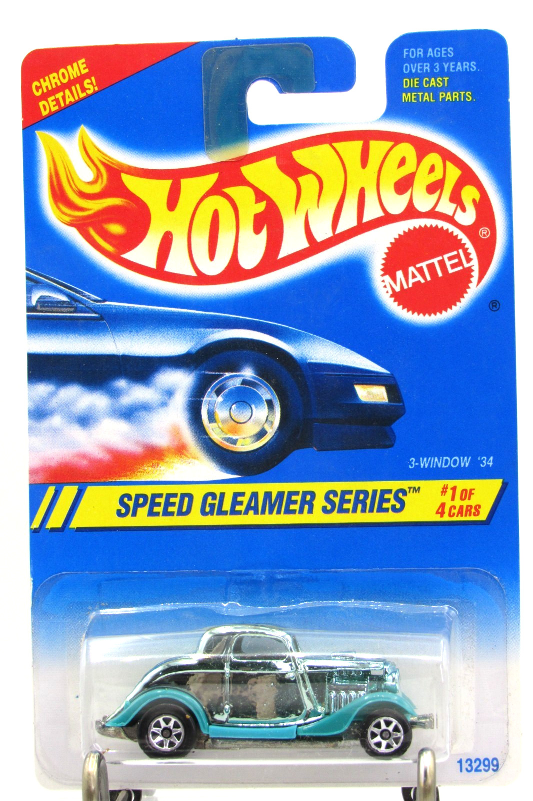 HOT WHEELS 1995 SPEED GLEAMER SERIES FORD 3 WINDOW 34