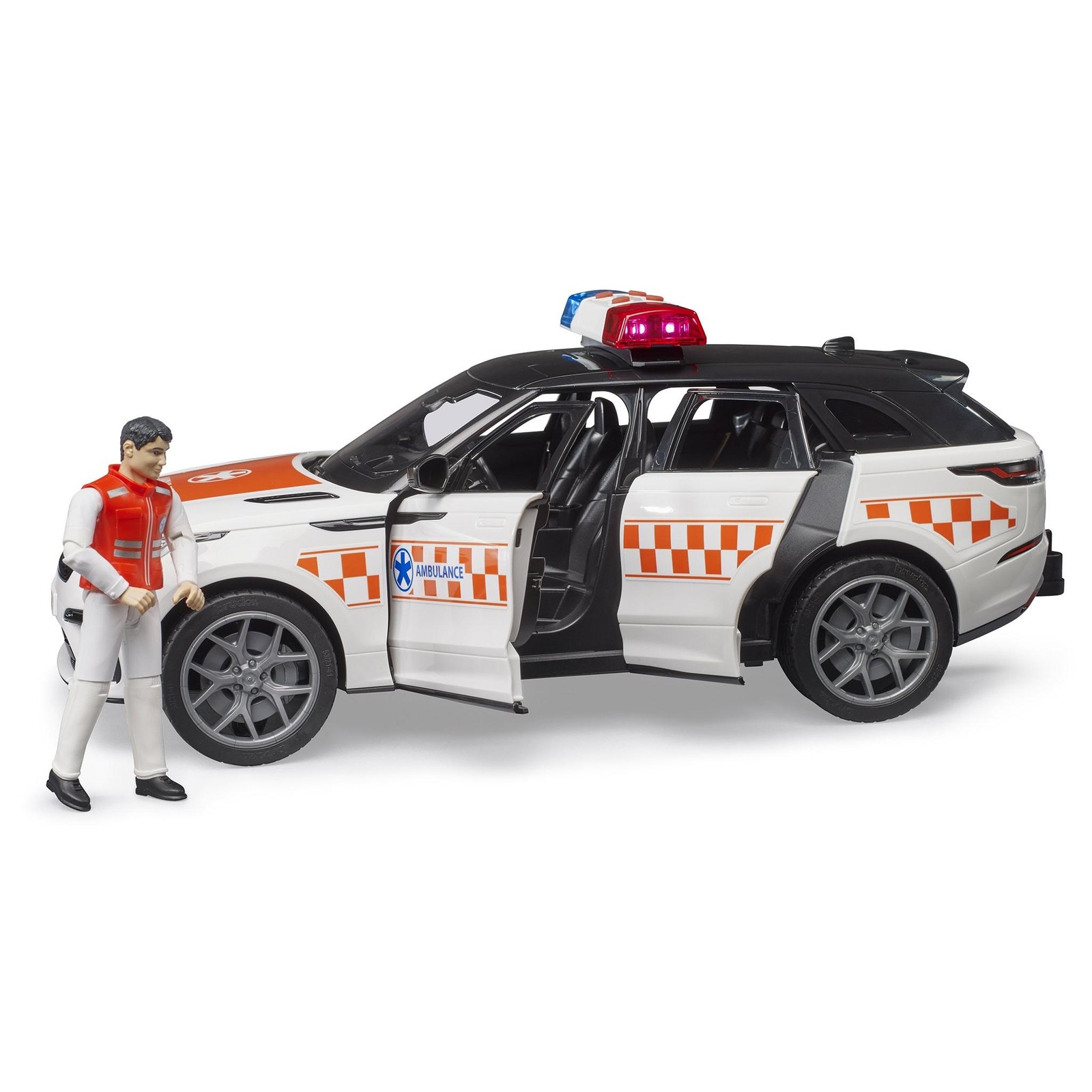 Bruder 1/16 Range Rover Velar Emergency Vehicle with Driver 02885