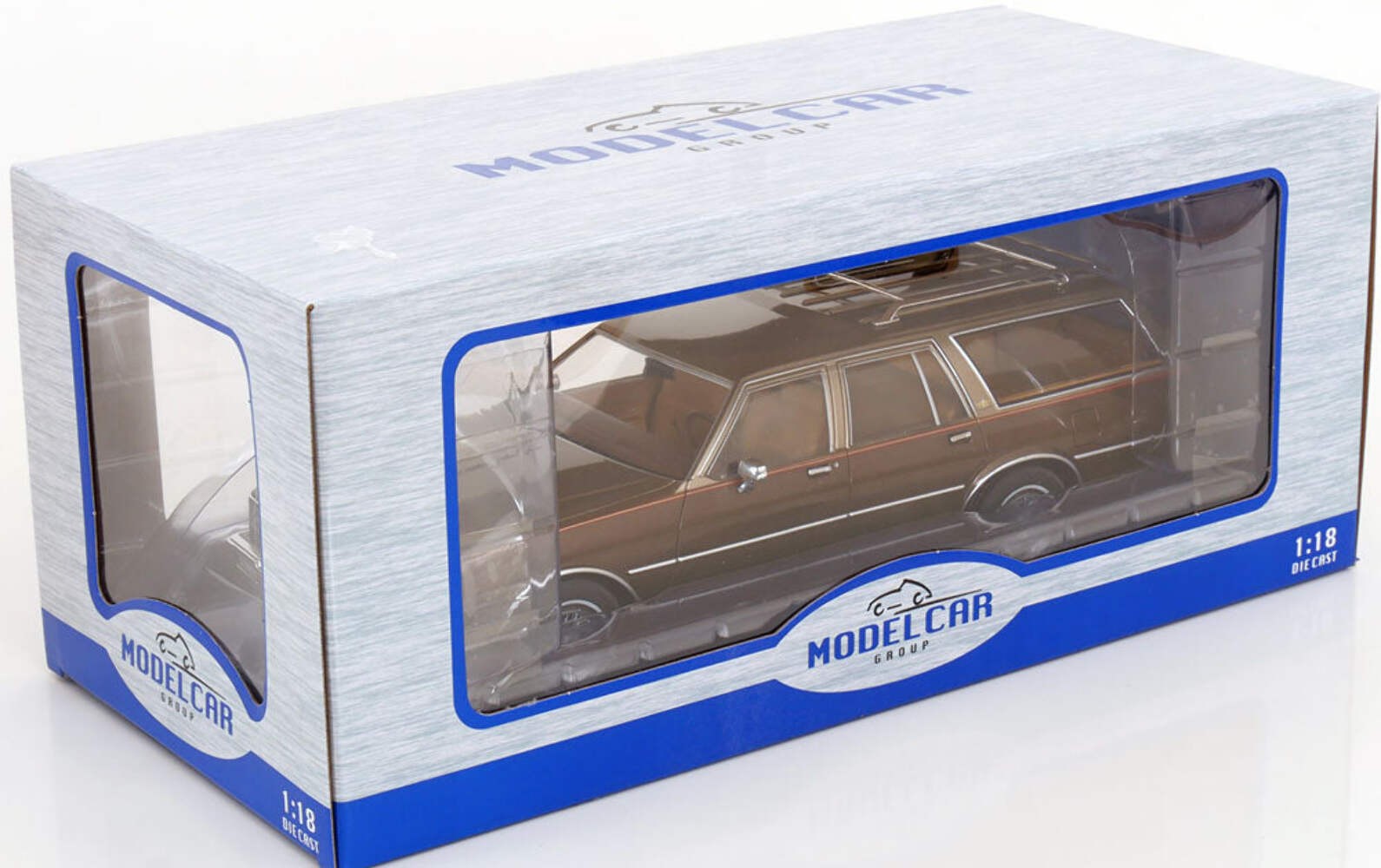MCG 1985 Chevrolet Caprice Station Wagon Beige Brown Metallic 1:18 MCG18476