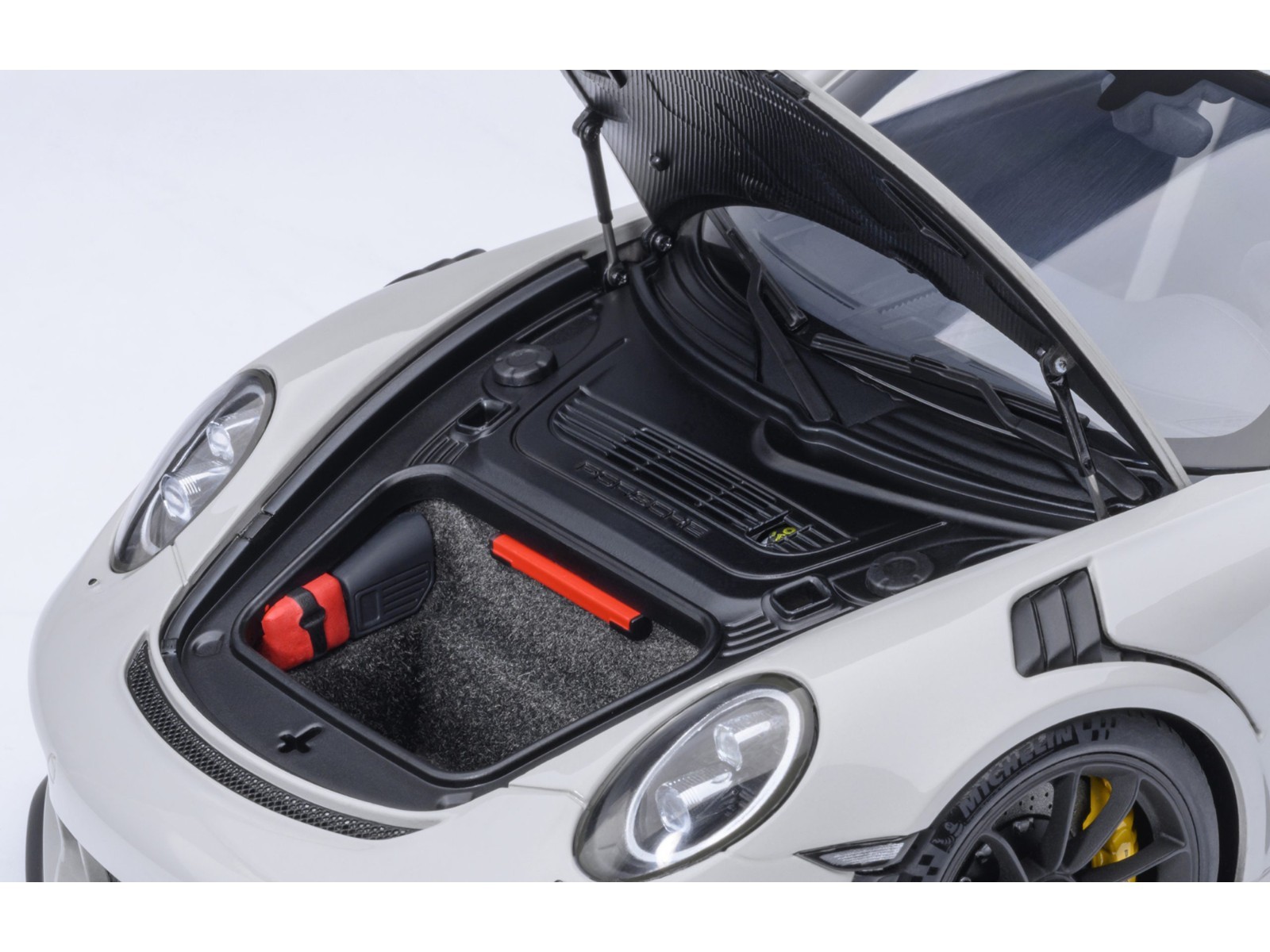 PORSCHE 911 (991.2) GT3 RS CRAYON GRAY 1/18 MODEL CAR BY AUTOART 78180