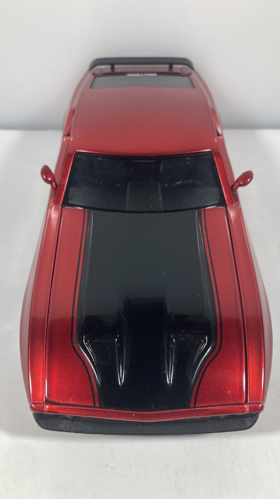 Jada Toys Bigtime Muscle 1973 Ford Mustang Mach 1 Custom Red Black 1:24 Diecast