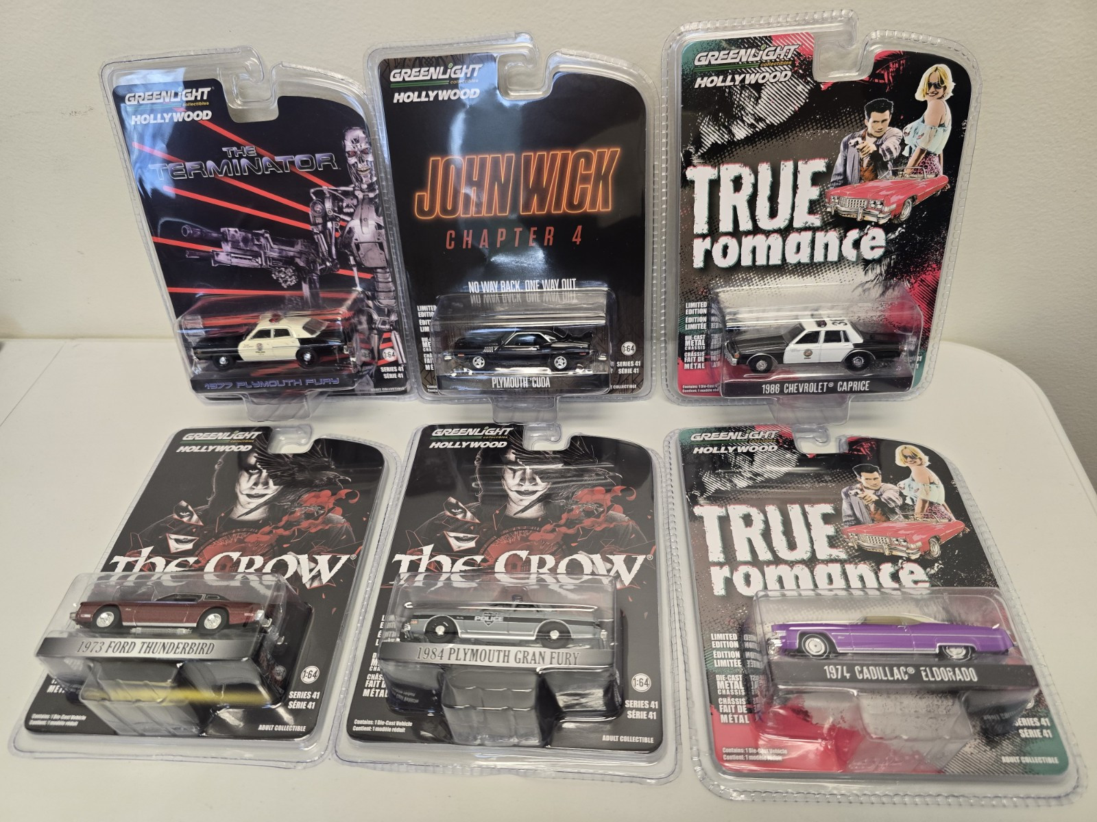 GREENLIGHT 1:64 2024 HOLLYWOOD SERIES 41 6PC SET