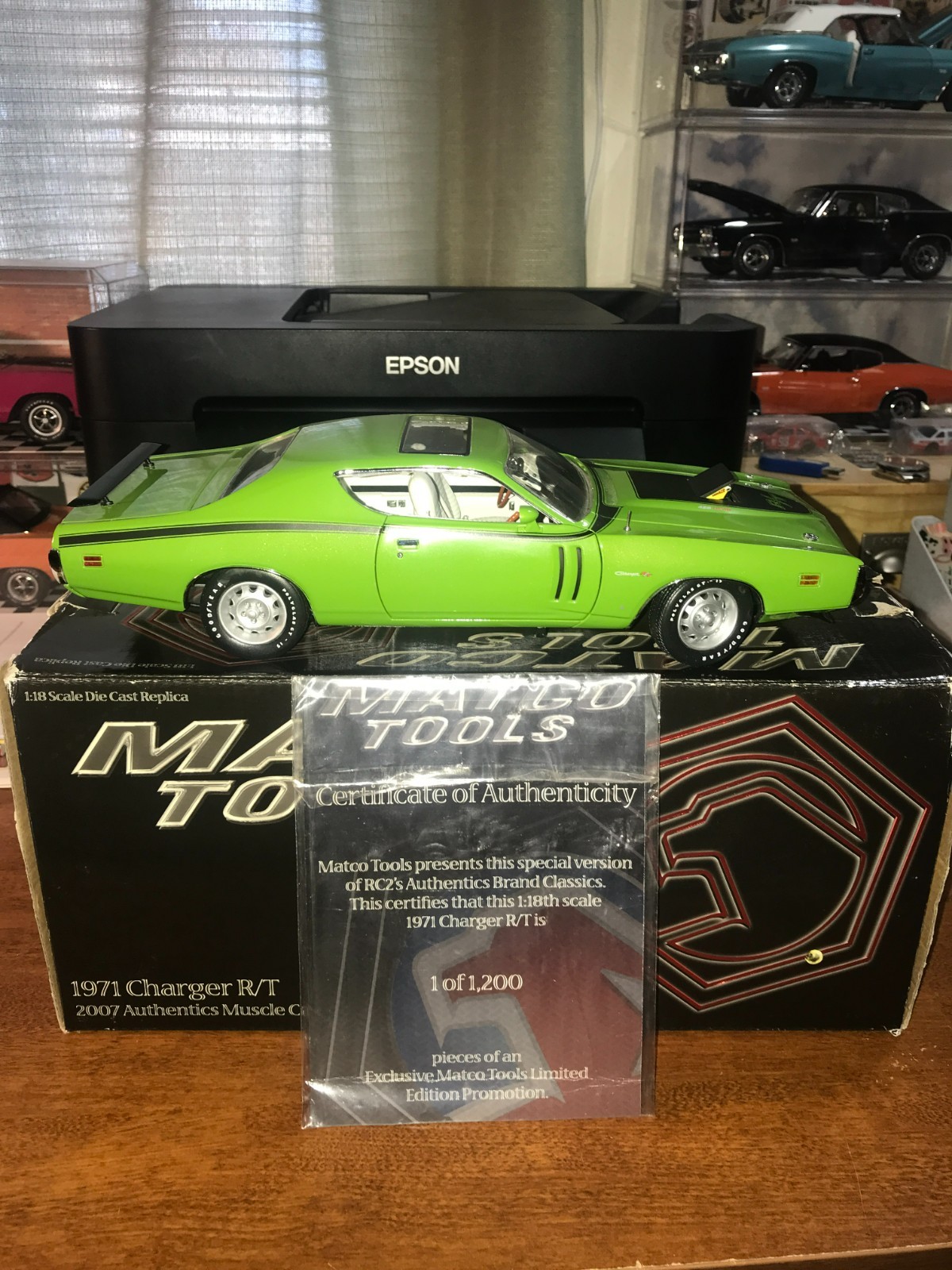Matco Tools 1/18 1971 Charger RT ONLY 1200 EVER PRODUCED!!!!!!!!!!!!!!!!