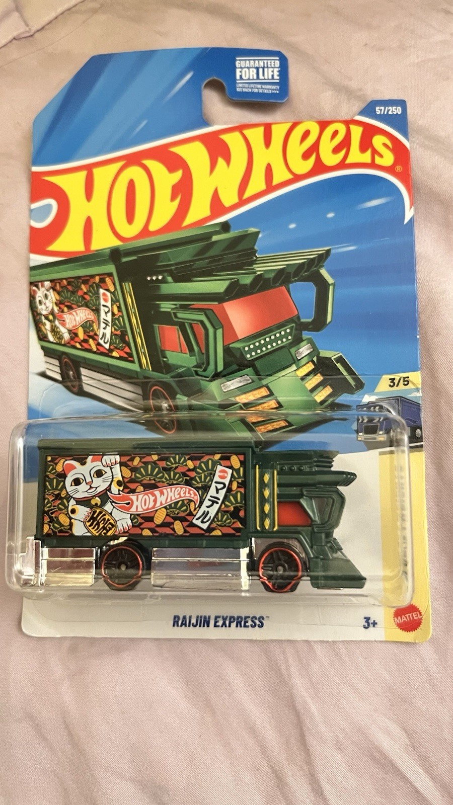 Hot Wheels Raijin Express 1:64 Diecast Truck Green Red Multicolor