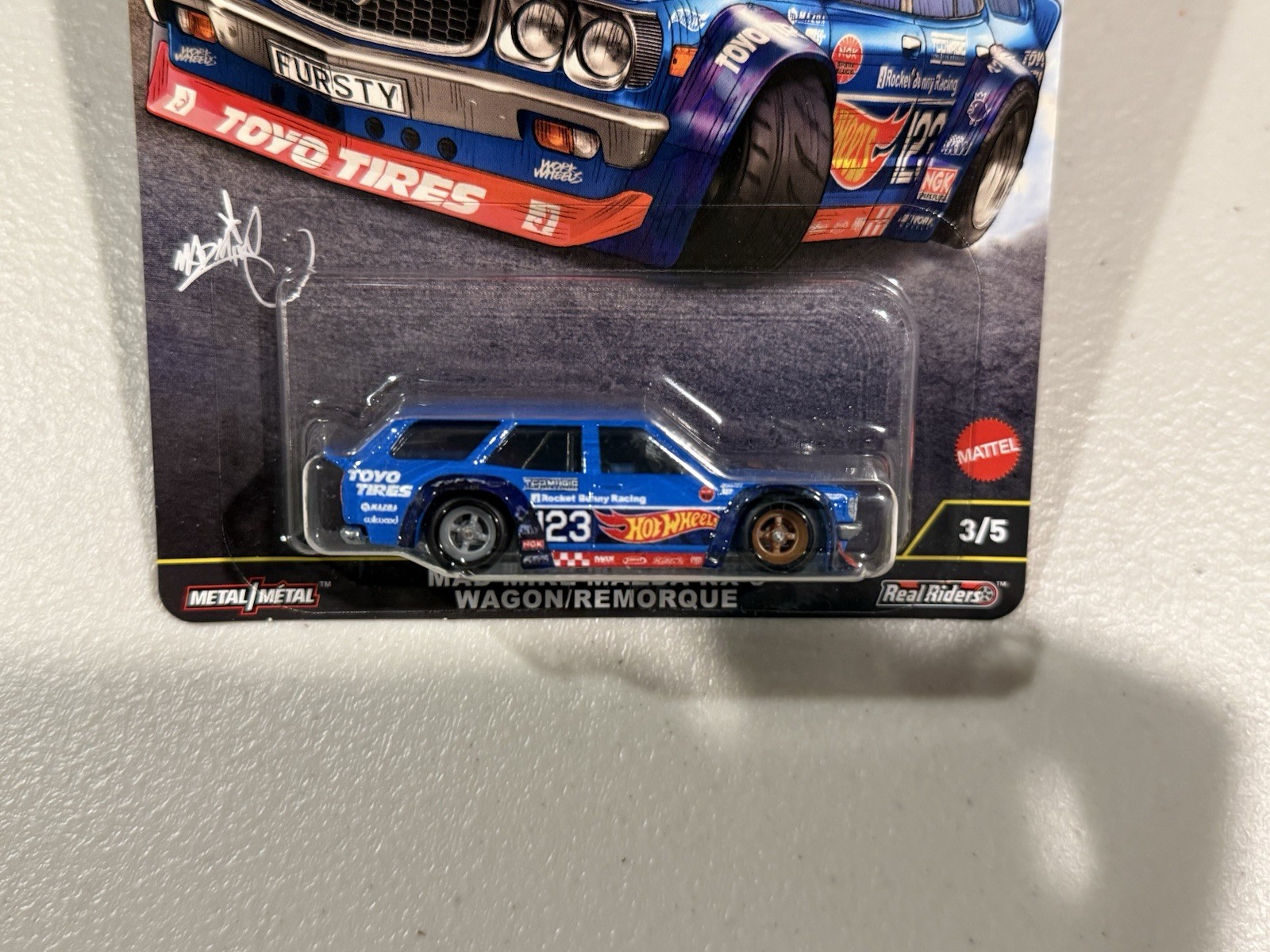 Hot Wheels Premium Ronin Run 2 Mad Mike Mazda RX-3 Wagon & 89 Toyota Supra Combo