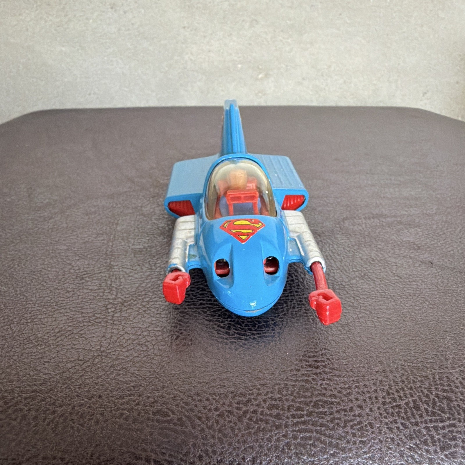Corgi Juniors Superman Supermobile 1:64 Diecast Vehicle Blue Vintage 1970