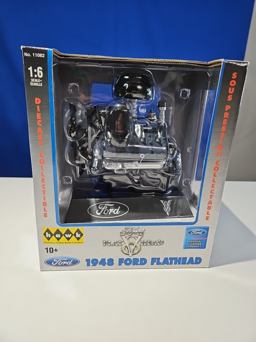 Hawk 1948 Ford Flathead V8 1:6 Scale Diecast New In Box 2008 Flat Head Engine