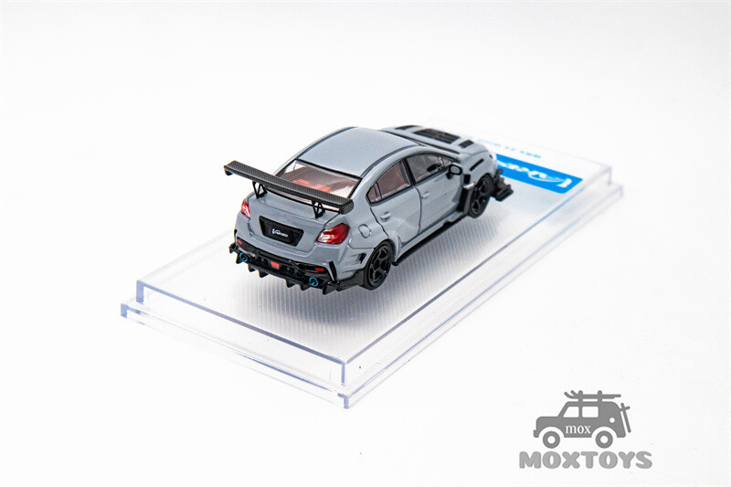 CM MODEL 1:64 STI/WRX Varis Widebody 1.0/2.0 Gray Diecast Model Car