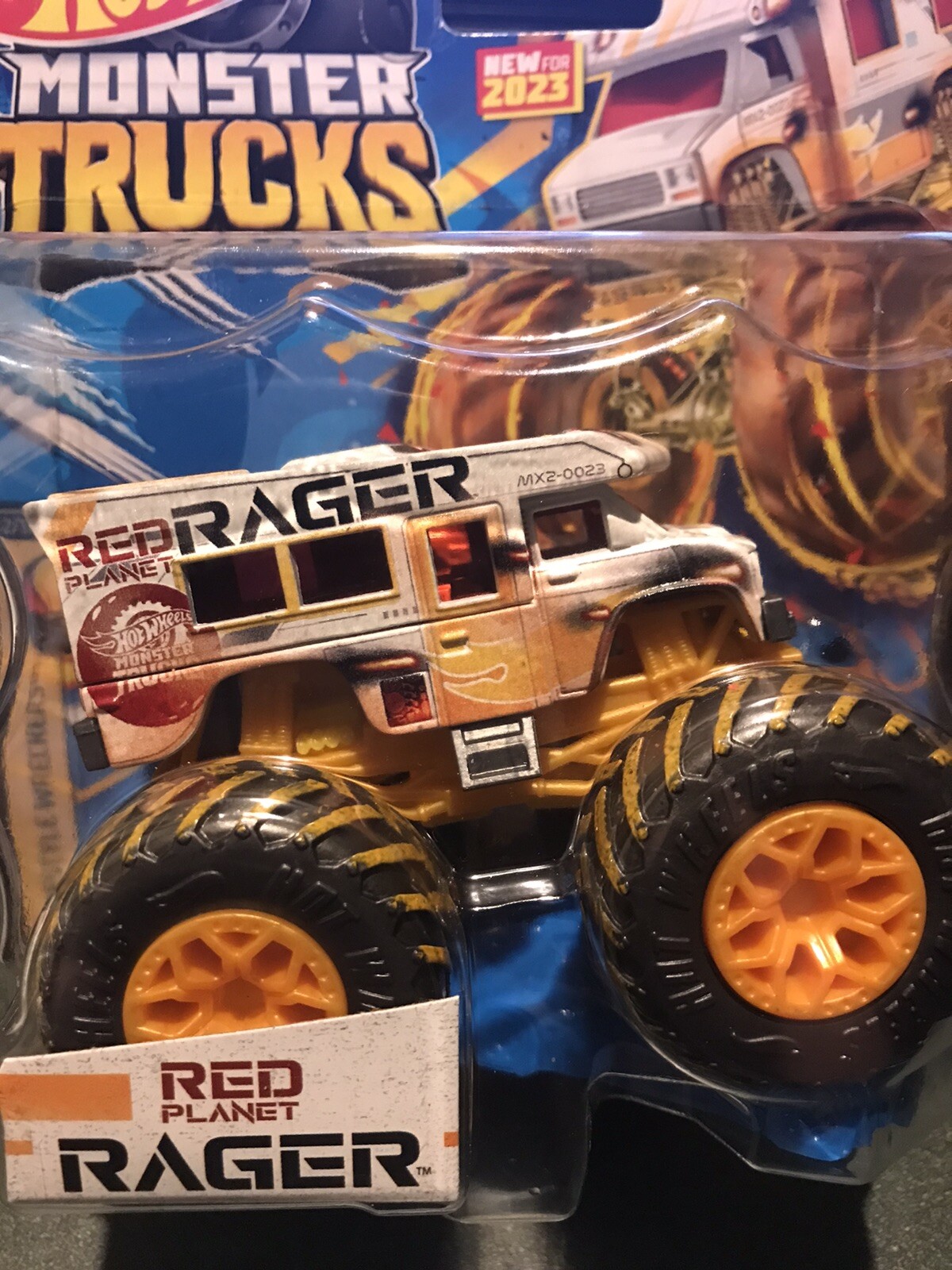 Hot Wheels Monster Trucks RED PLANET RAGER FREESTYLE WRECKERS 2023 New