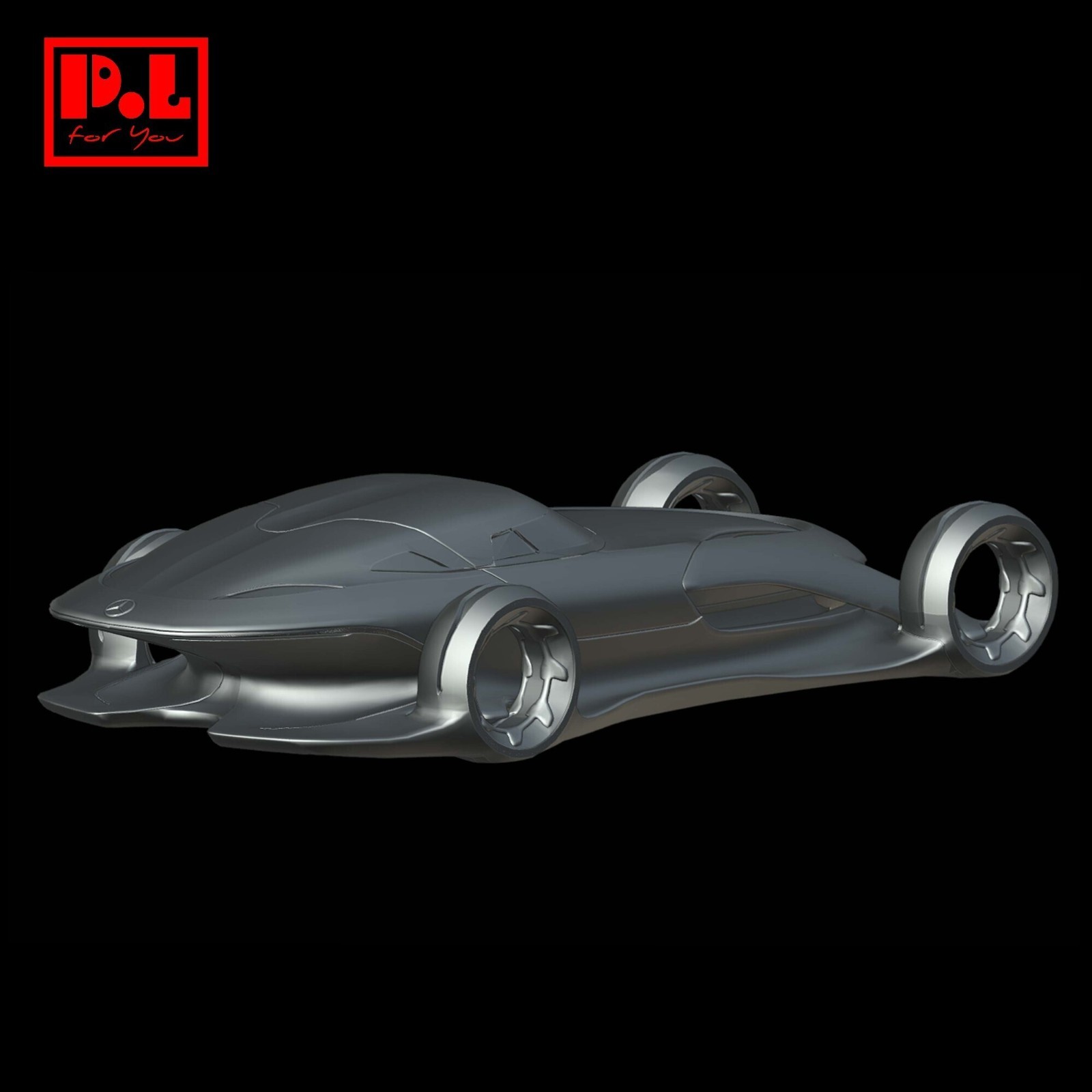 Mercedes-Benz Silver Arrow Concept Silver Lightning (2011) – 1/87 64 43 32 24 18