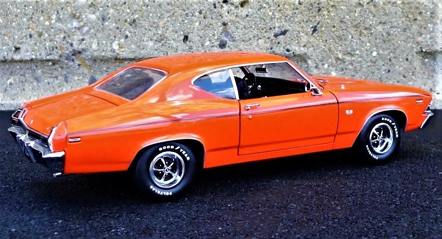 Chevrolet Chevy Chevelle Custom Built Metal Model 1 24 Race Car Promo 55 57 18