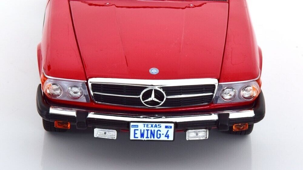 NOREV 1979 Mercedes 450SL USA Version (R107) Cabriolet Red 1:18*Brand New!