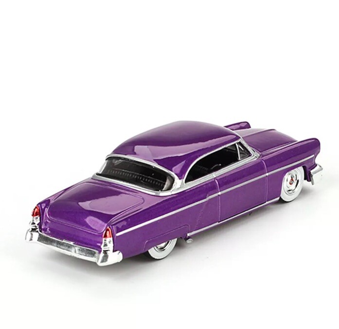 1954 LINCOLN CAPRI HOT ROD PURPLE 1/64 DIECAST MODEL CAR BY MINI GT MGT00757-P12