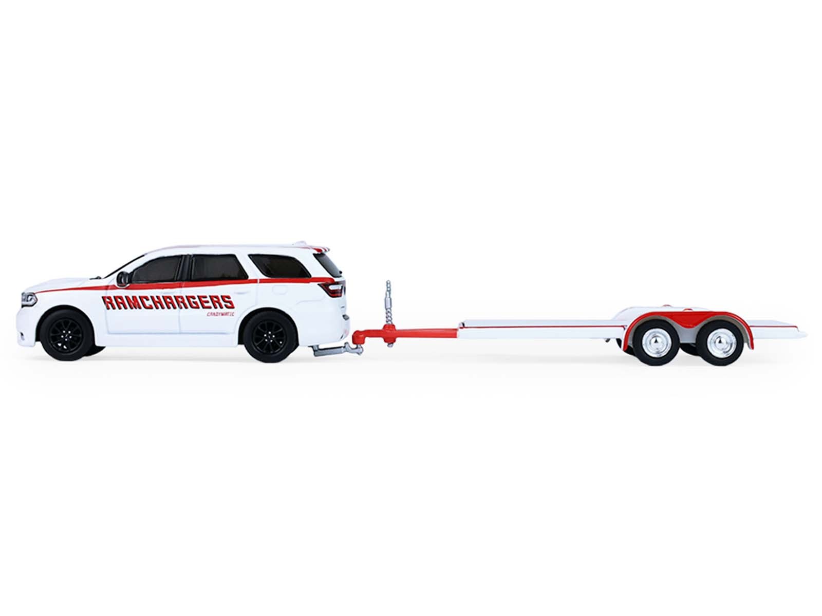 2018 Dodge Durango + 2021 Challenger SRT Ramchargers w Trailer S6 1/64 GL