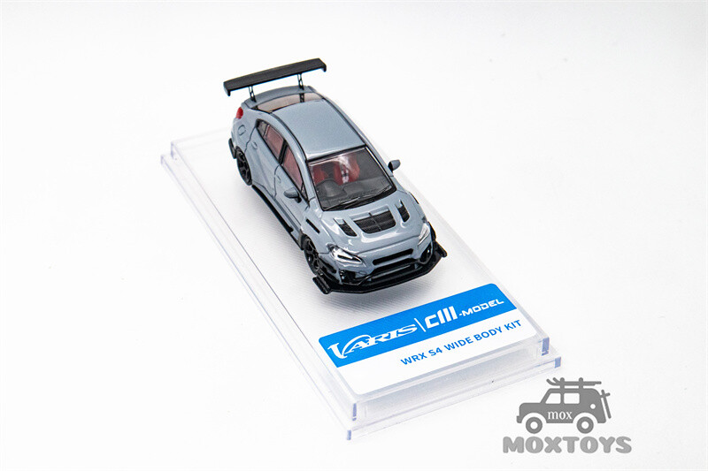 CM MODEL 1:64 STI/WRX Varis Widebody 1.0/2.0 Gray Diecast Model Car