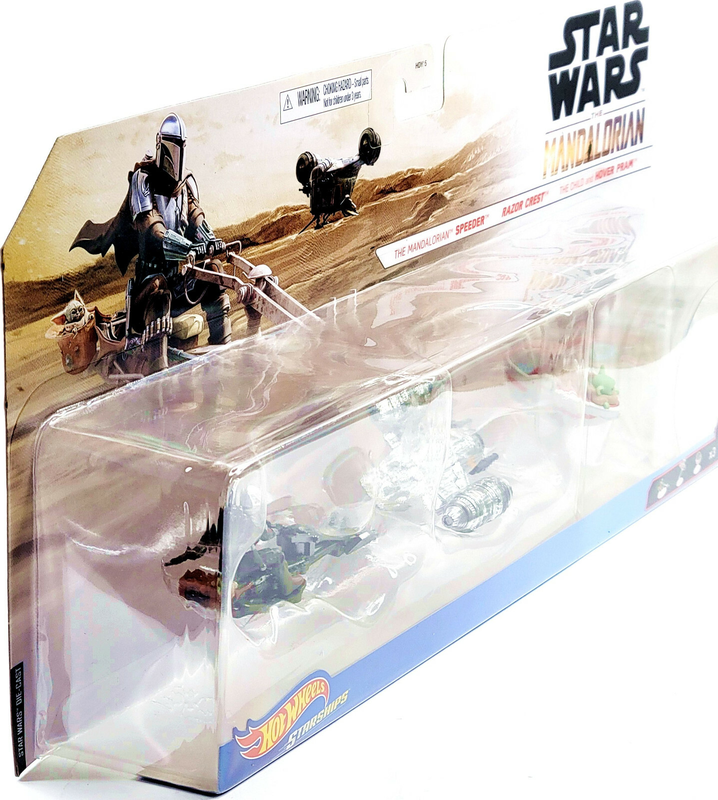 New HOT WHEELS ✨ STAR WARS Starships 3-Pack Die-Cast Vehicles – Mandalorian