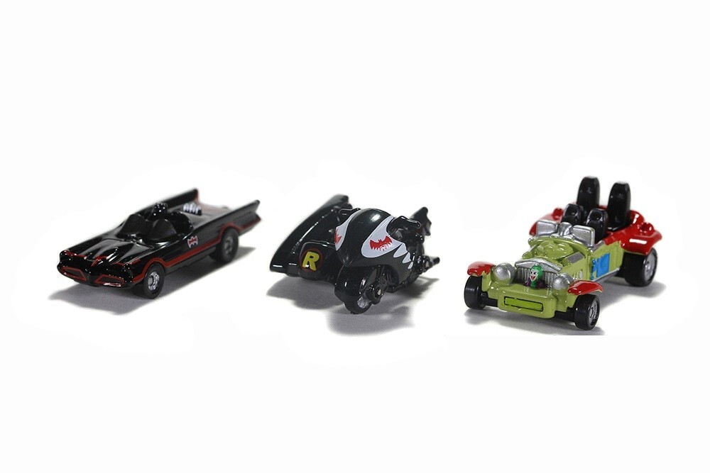 Nano Hollywood Rides Classic TV Series Batmobile 3-Pack Jada 1:65, 31988