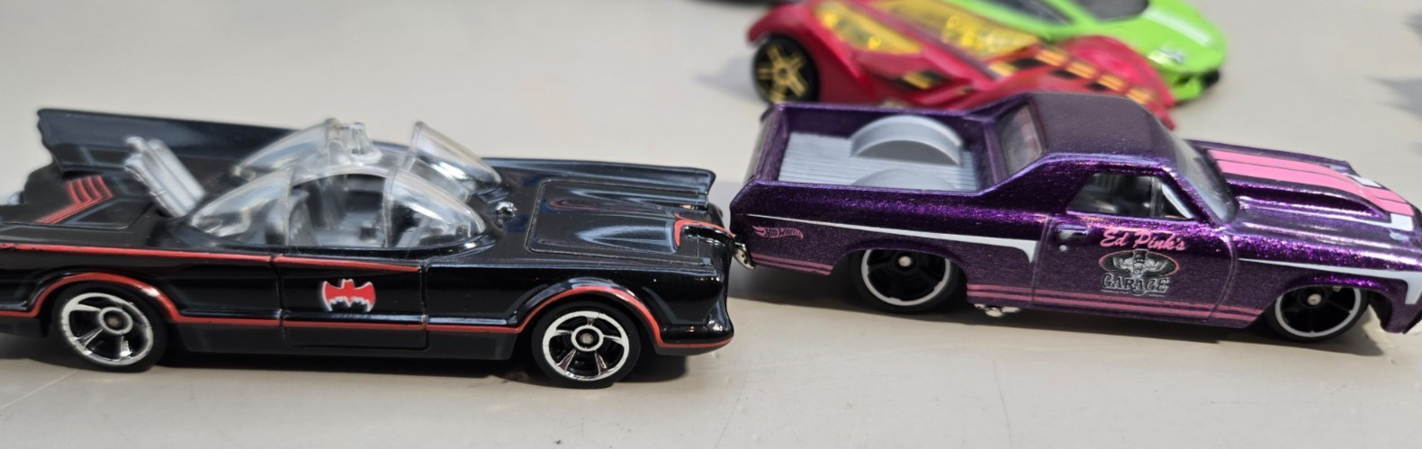 Hot Wheels Lot of 13 Cars Batman, Camaro, Homer, and Various
